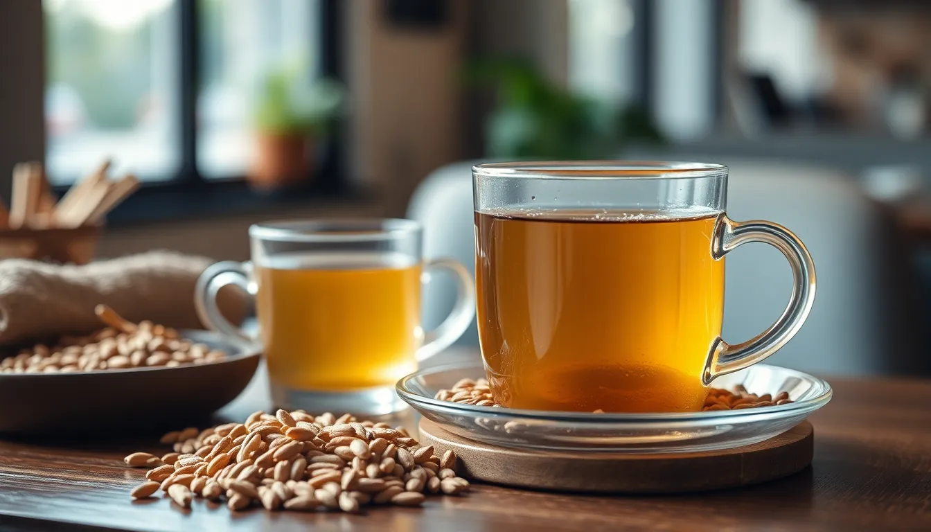 Barley grain roasted grain tea
