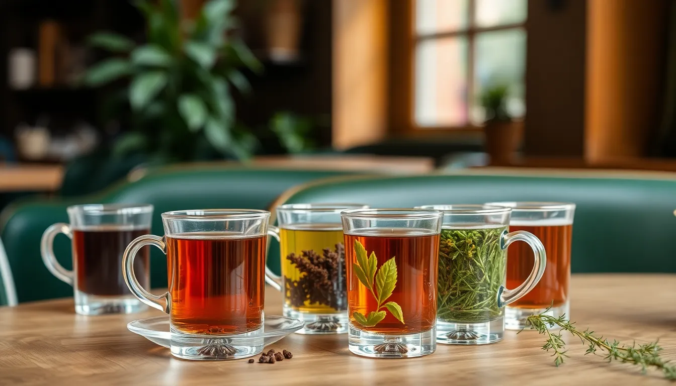 Various herbal teas purpose guide