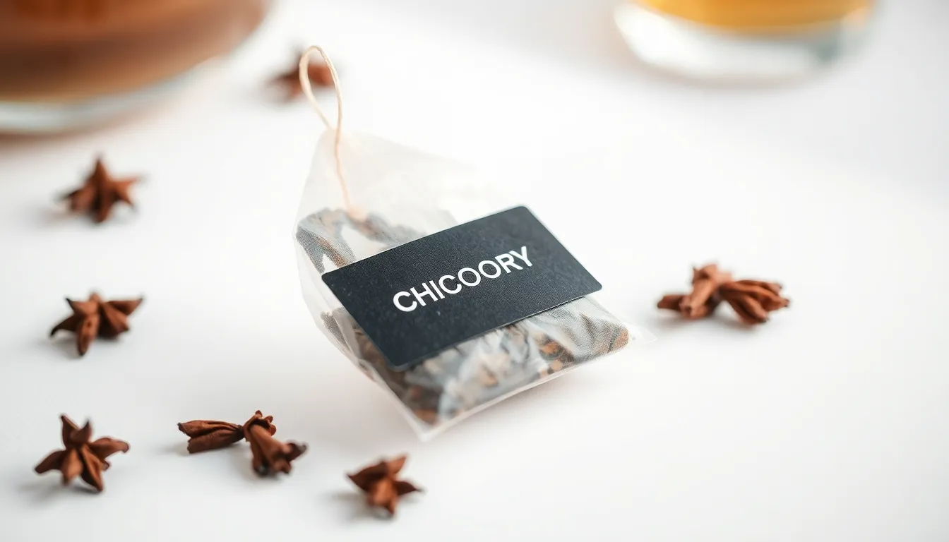 Close-up of a used tea bag with a black tag on a clean white background.