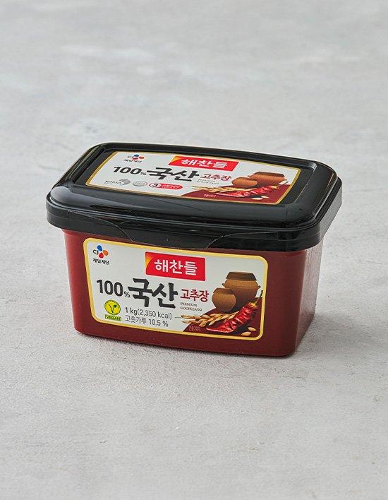 해찬들 100% 국산 고추장 제품