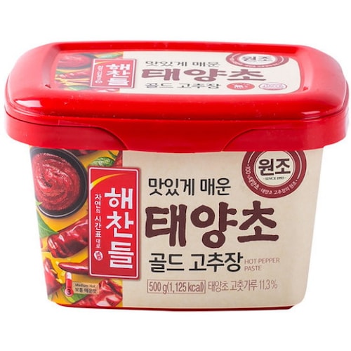 해찬들 태양초 매운 고추장 제품