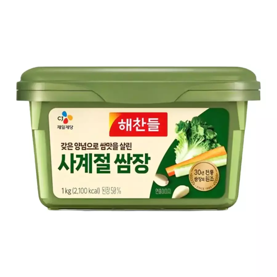해찬들 사계절 쌈장 제품