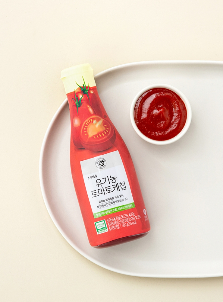초록마을 유기농 토마토케첩 제품
