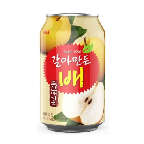 갈아만든 배 과일 음료 제품