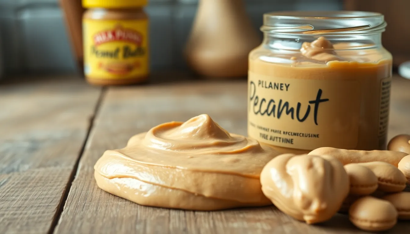 Creamy peanut butter texture smooth spread