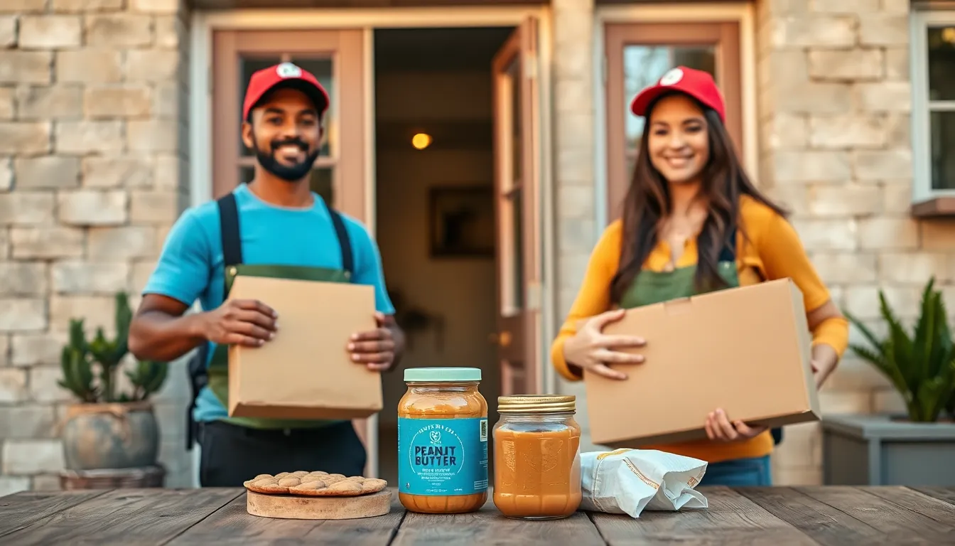 Food delivery package warehouse fresh condition shipping