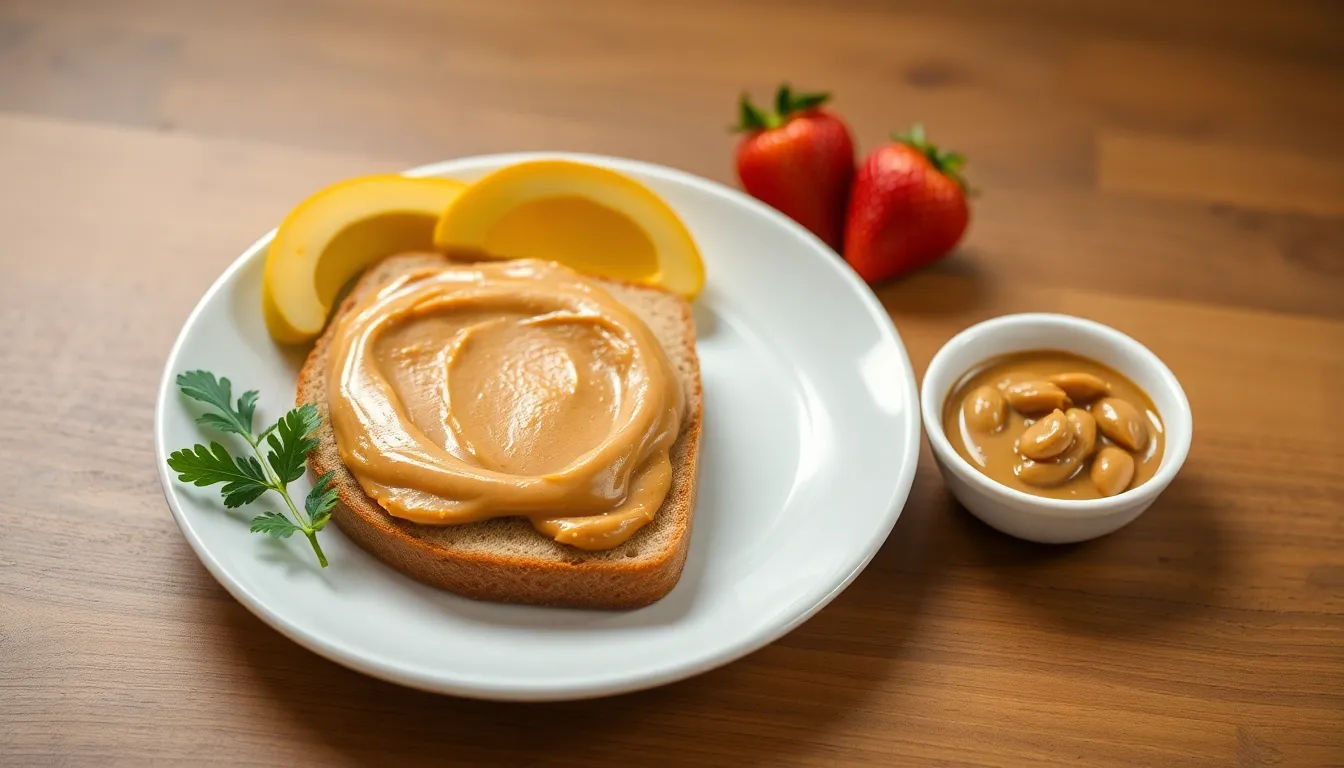peanut butter morning breakfast empty stomach