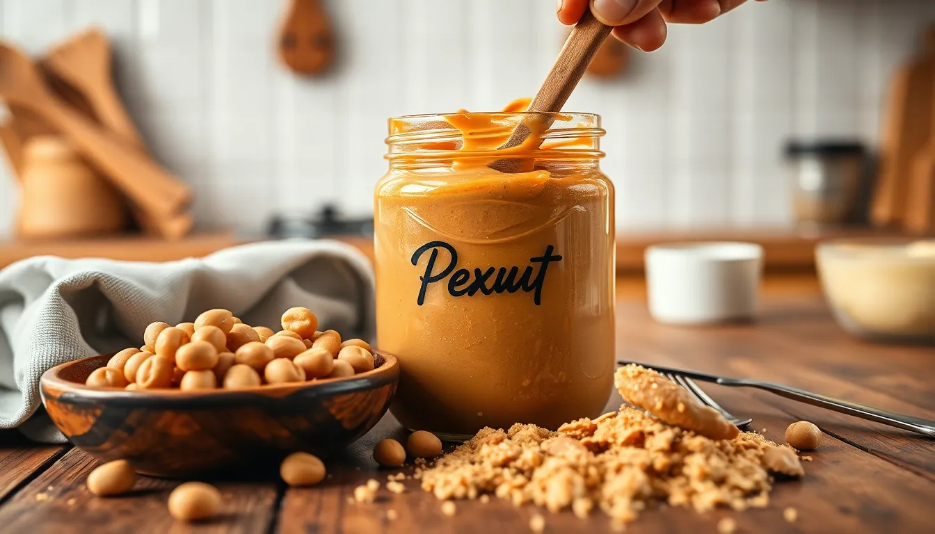 Pexels peanut butter stirring mixing texture