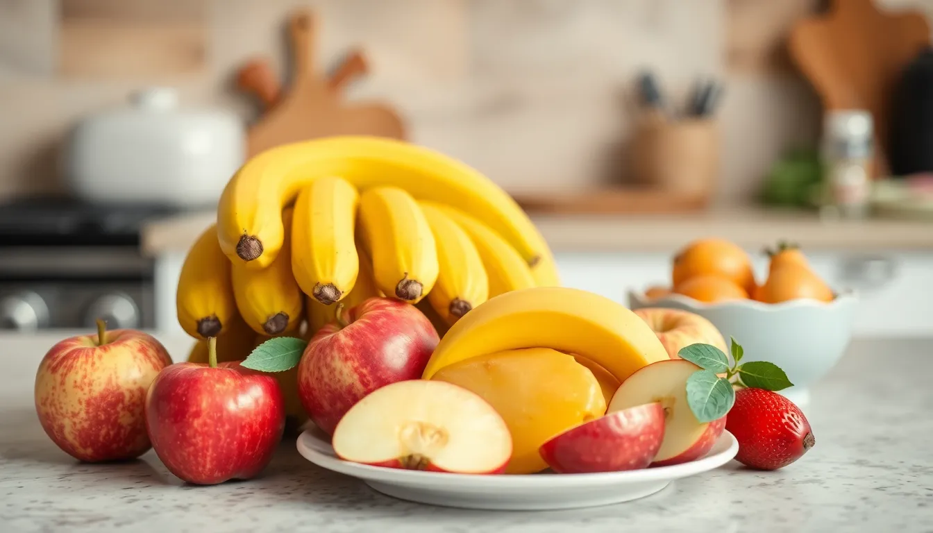 Peanut butter with fresh apple slices on a cutting board, a nutritious and delicious snack combination.