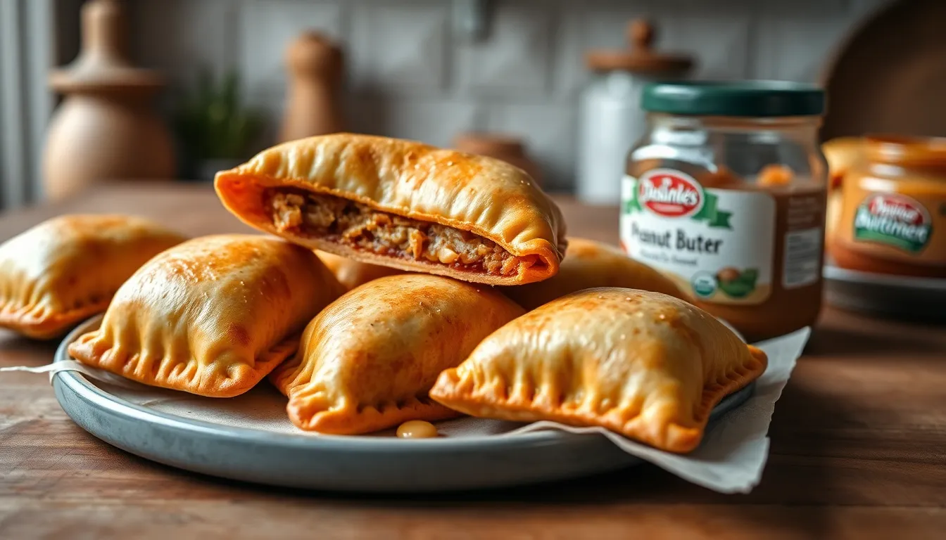 Close-up of delicious homemade empanadas in Uribelarrea, Argentina, offering a taste of local cuisine.