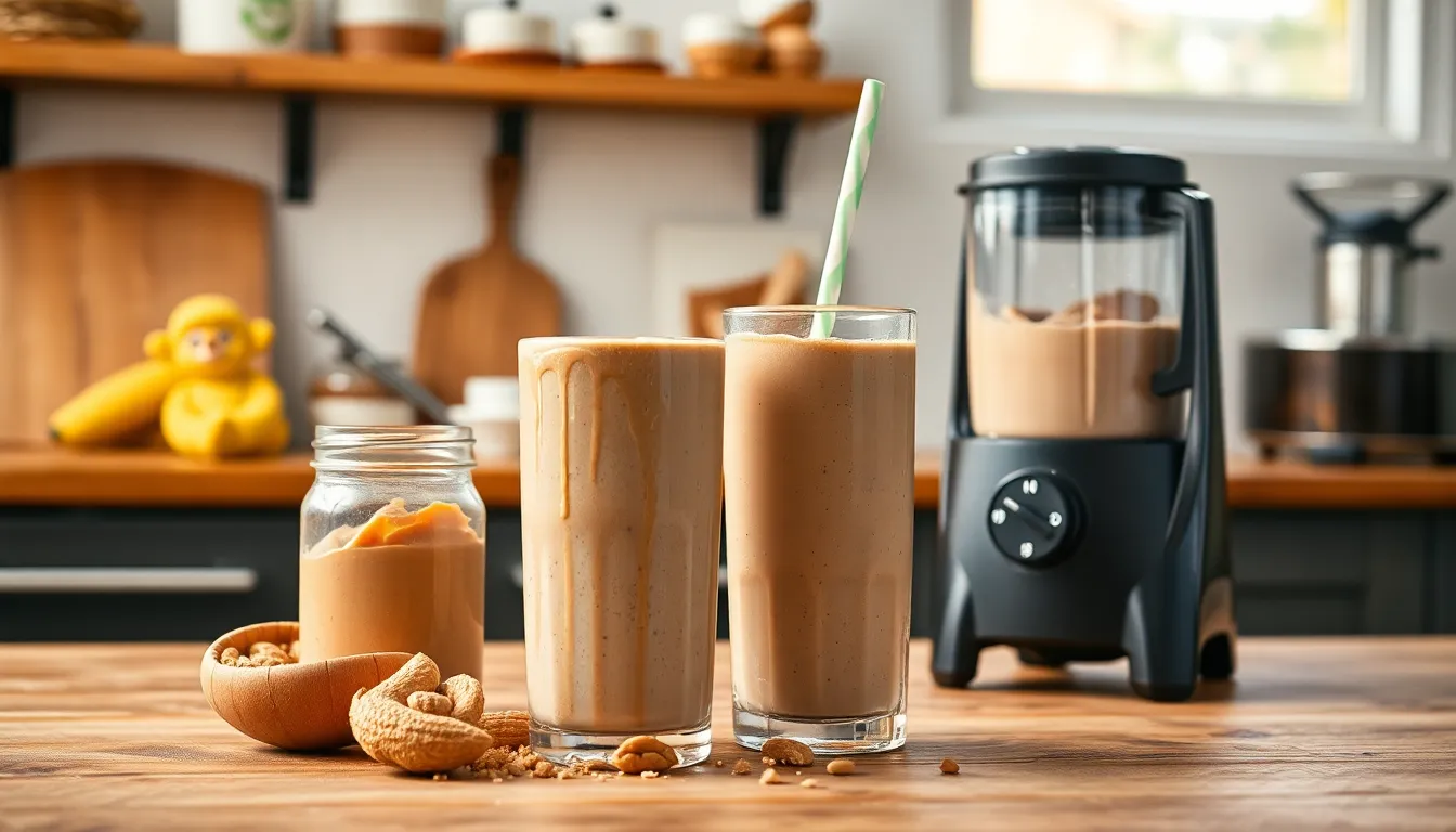 protein shake blender smoothie workout healthy
