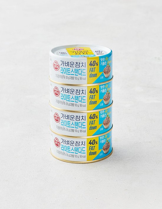 오뚜기 가벼운참치 라이트 스탠다드 제품